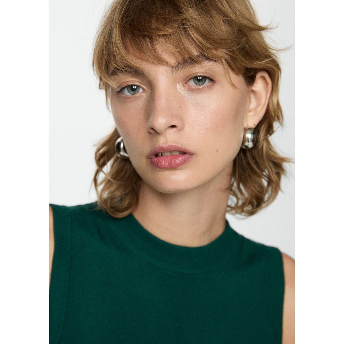 MANGO - Top Sin Mangas Mujer Mango