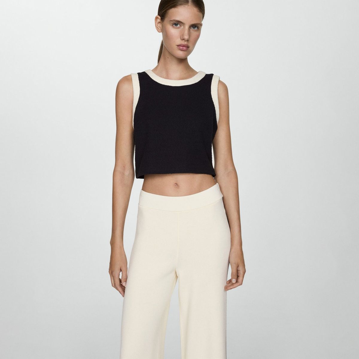 MANGO - Pantalón Casual Mujer Mango