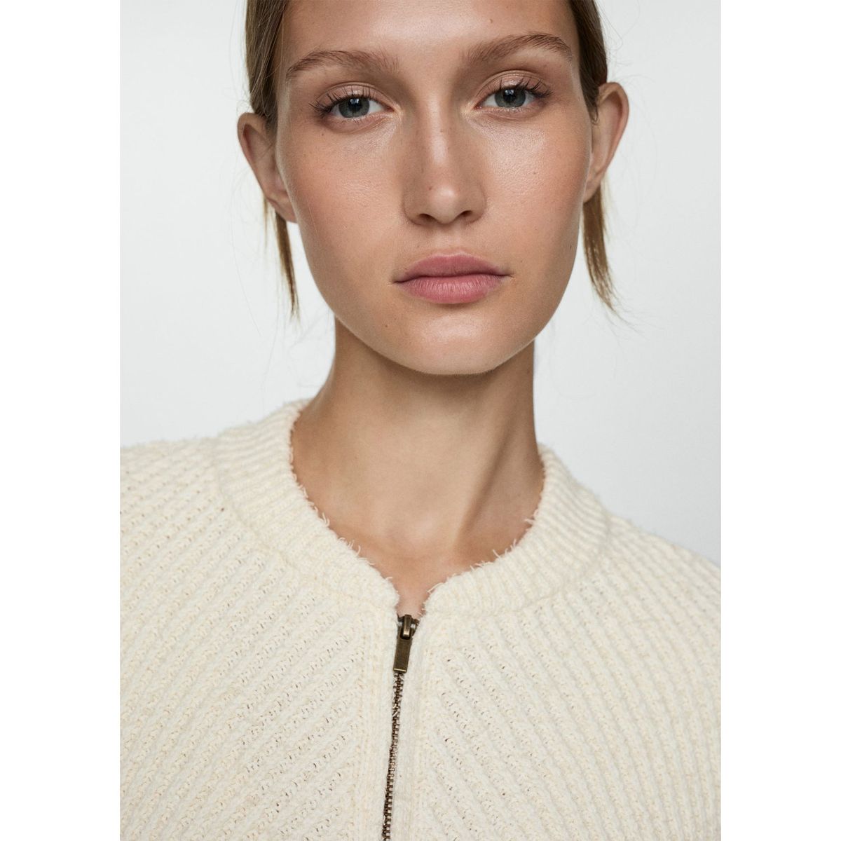 MANGO - Casaca Algodón Mujer Mango