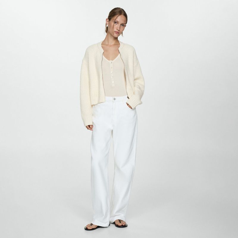 MANGO - Casaca Algodón Mujer Mango