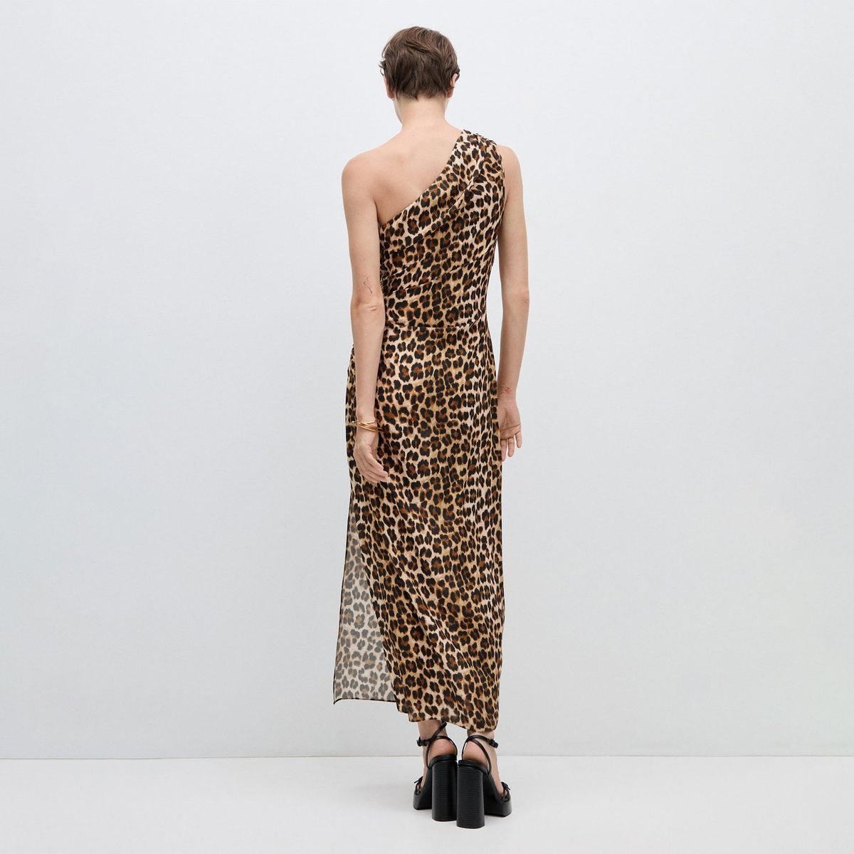 MANGO - Vestido Largo Casual Mujer Mango