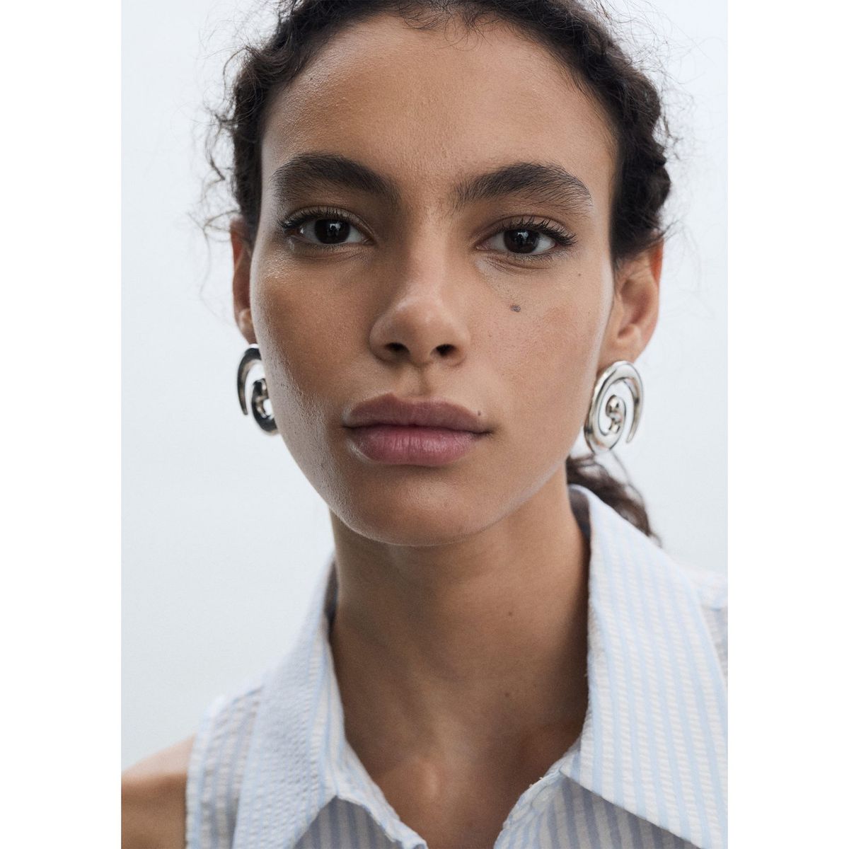 MANGO - Blusa Sin Mangas Algodón Mujer Mango