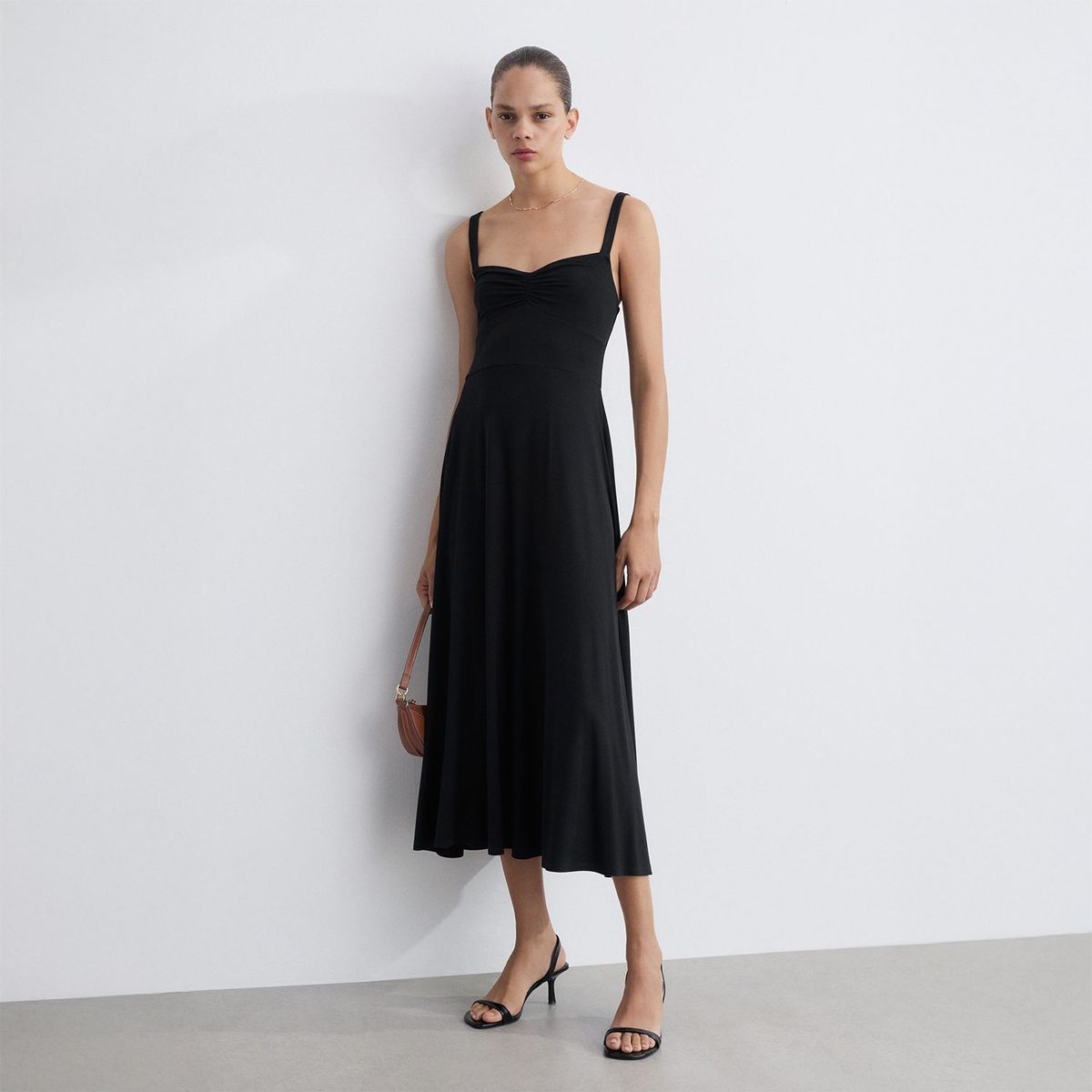 MANGO - Vestido Largo Mujer Mango