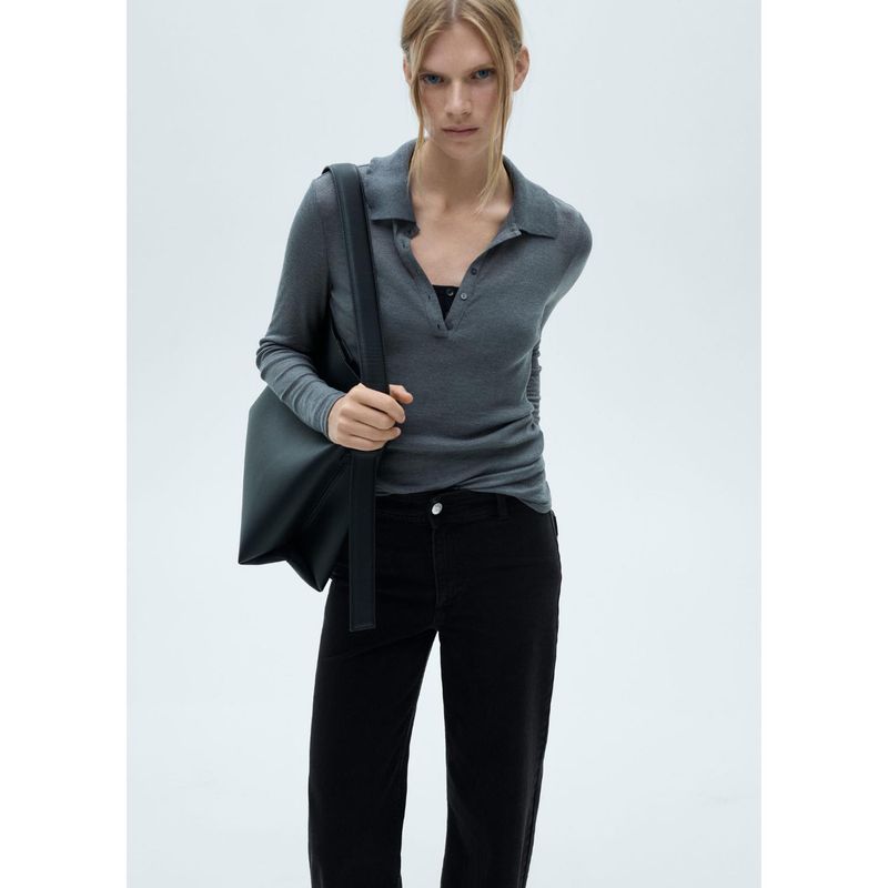 MANGO - Jean Algodón Mujer Mango