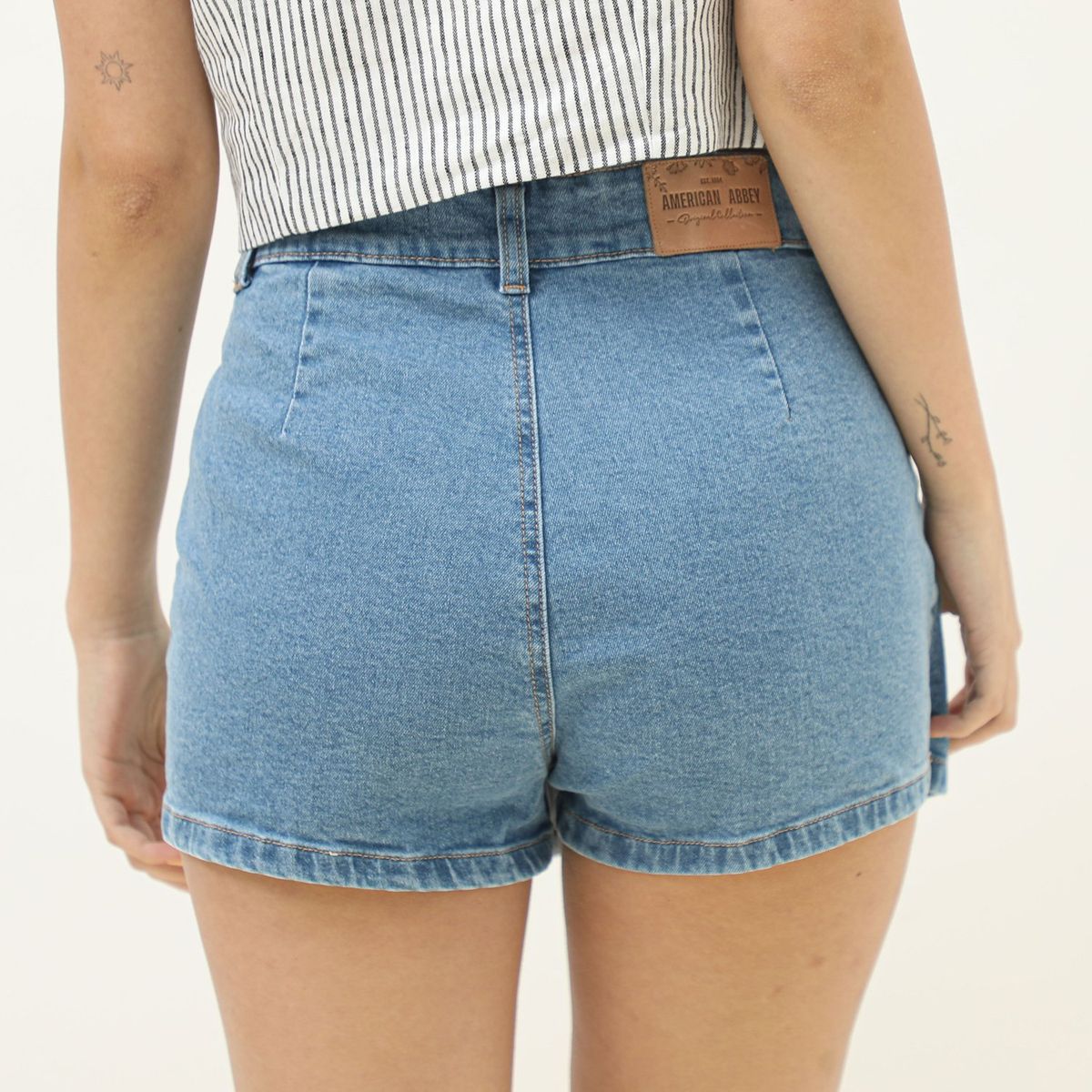 AMERICAN ABBEY - Falda Short Algodón Mujer American Abbey