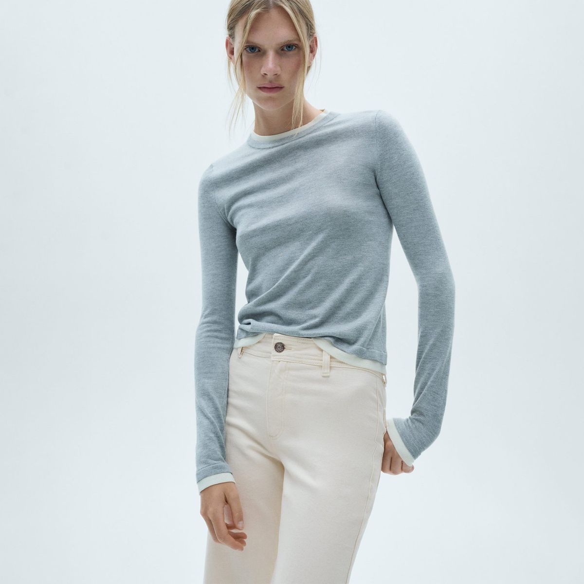 MANGO - Jean Algodón Mujer Mango