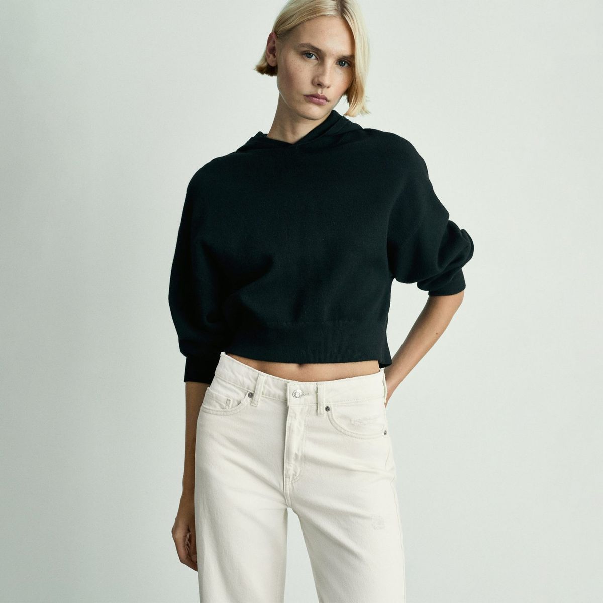 MANGO - Jean Straight 100% Algodón Mujer Mango