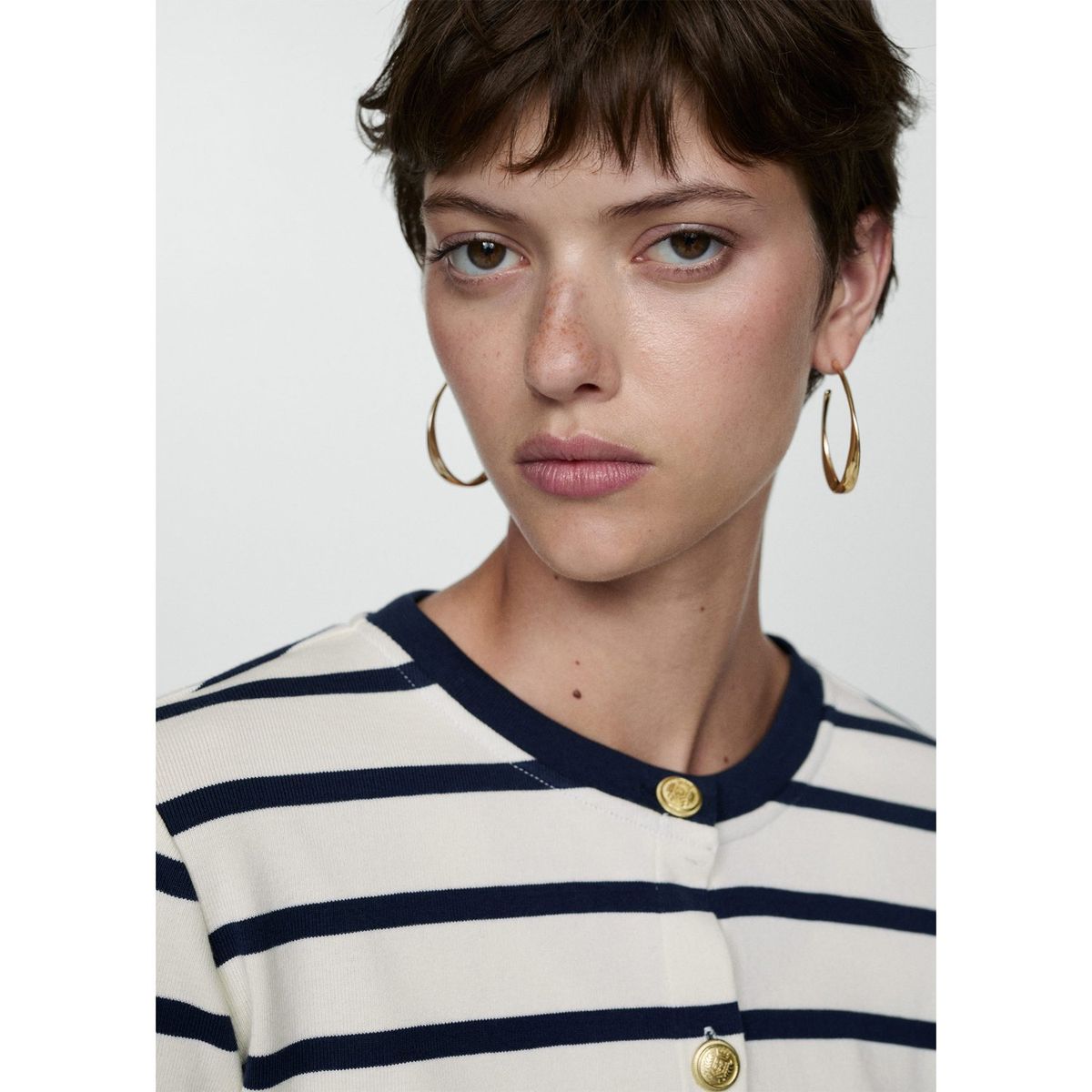 MANGO - Cárdigan 100% Algodón Mujer Mango