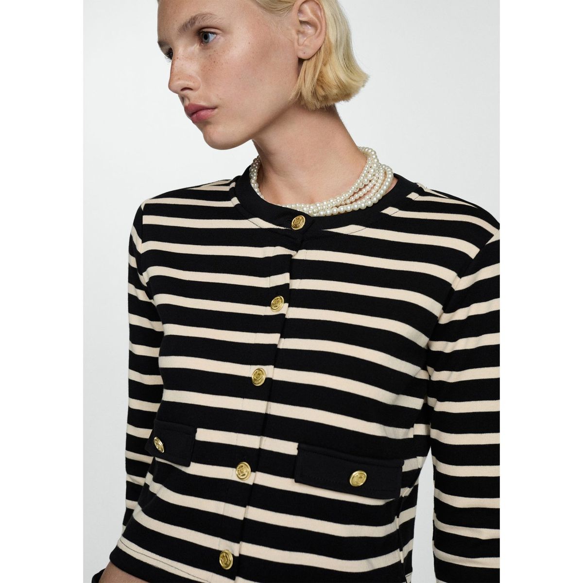 MANGO - Cárdigan 100% Algodón Mujer Mango