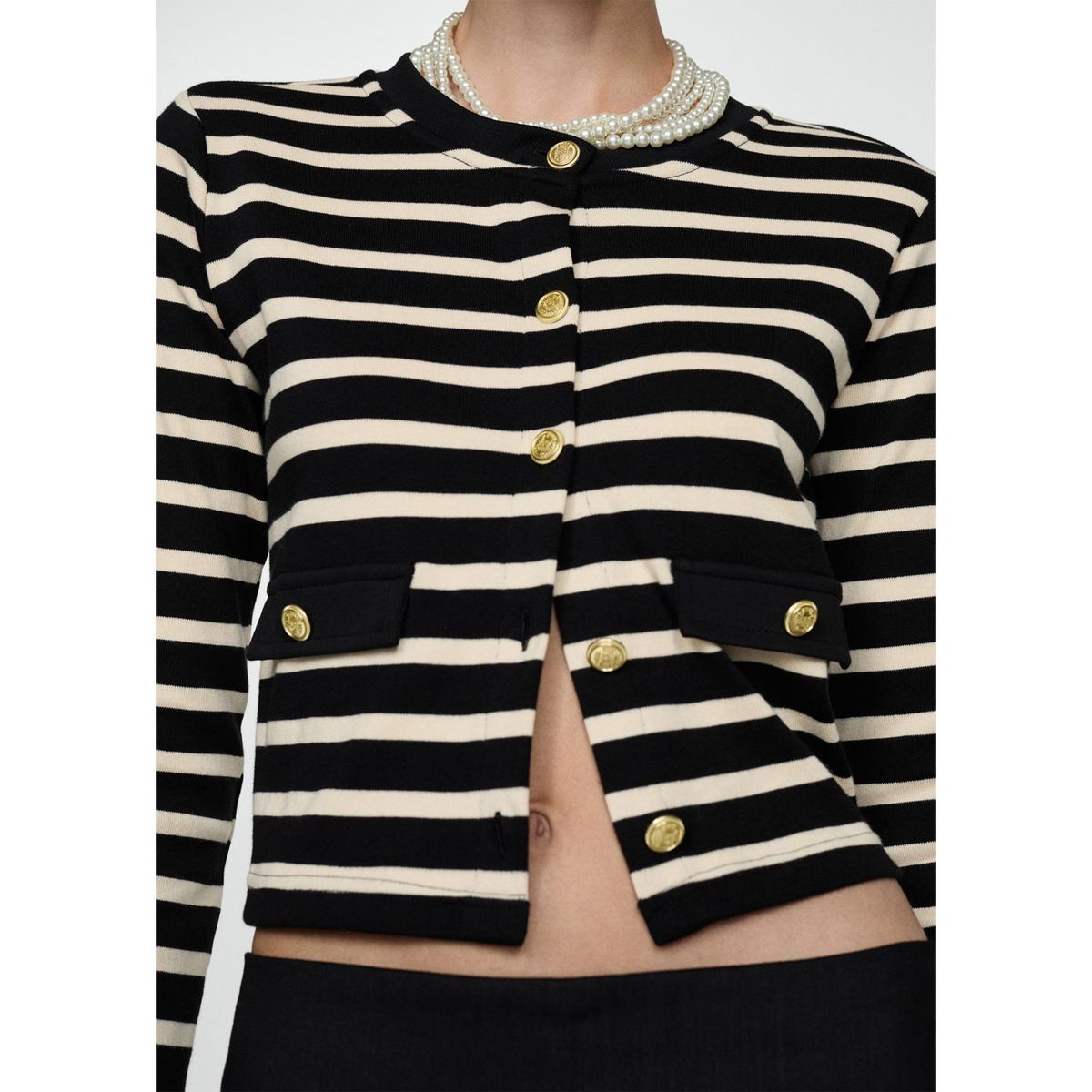 MANGO - Cárdigan 100% Algodón Mujer Mango