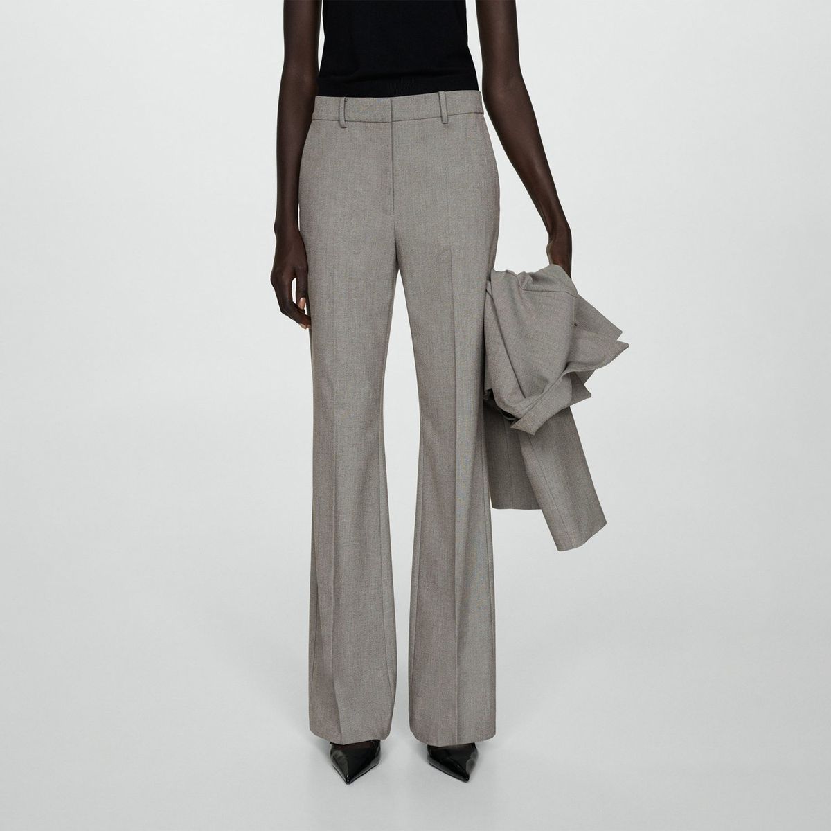 MANGO - Pantalón Flare Mujer Mango