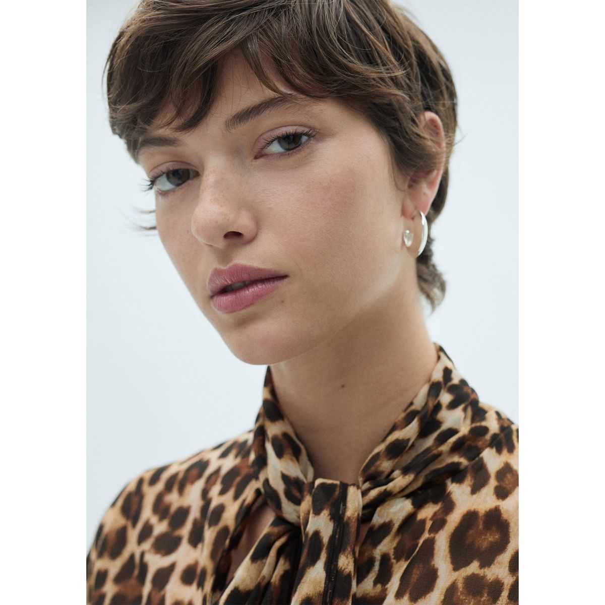 MANGO - Blusa Manga Larga Mujer Mango