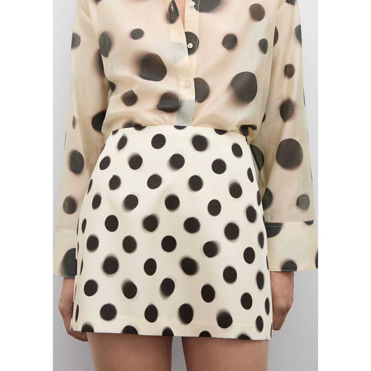 MANGO - Falda Corta Mujer Mango