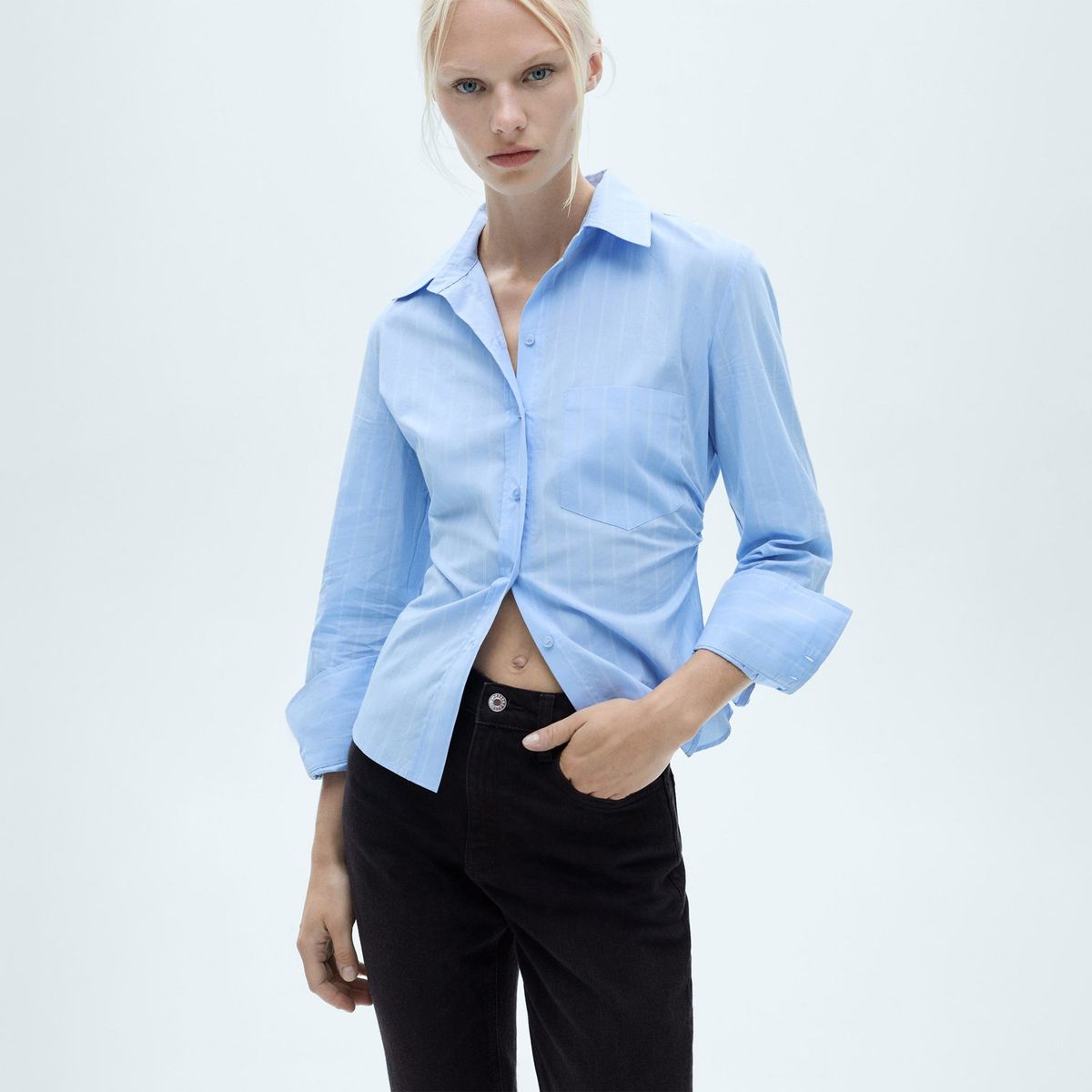 MANGO - Jean Mom Algodón Mujer Mango