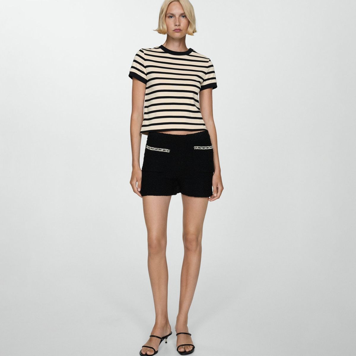 MANGO - Polo Manga Corta 100% Algodón Mujer Mango