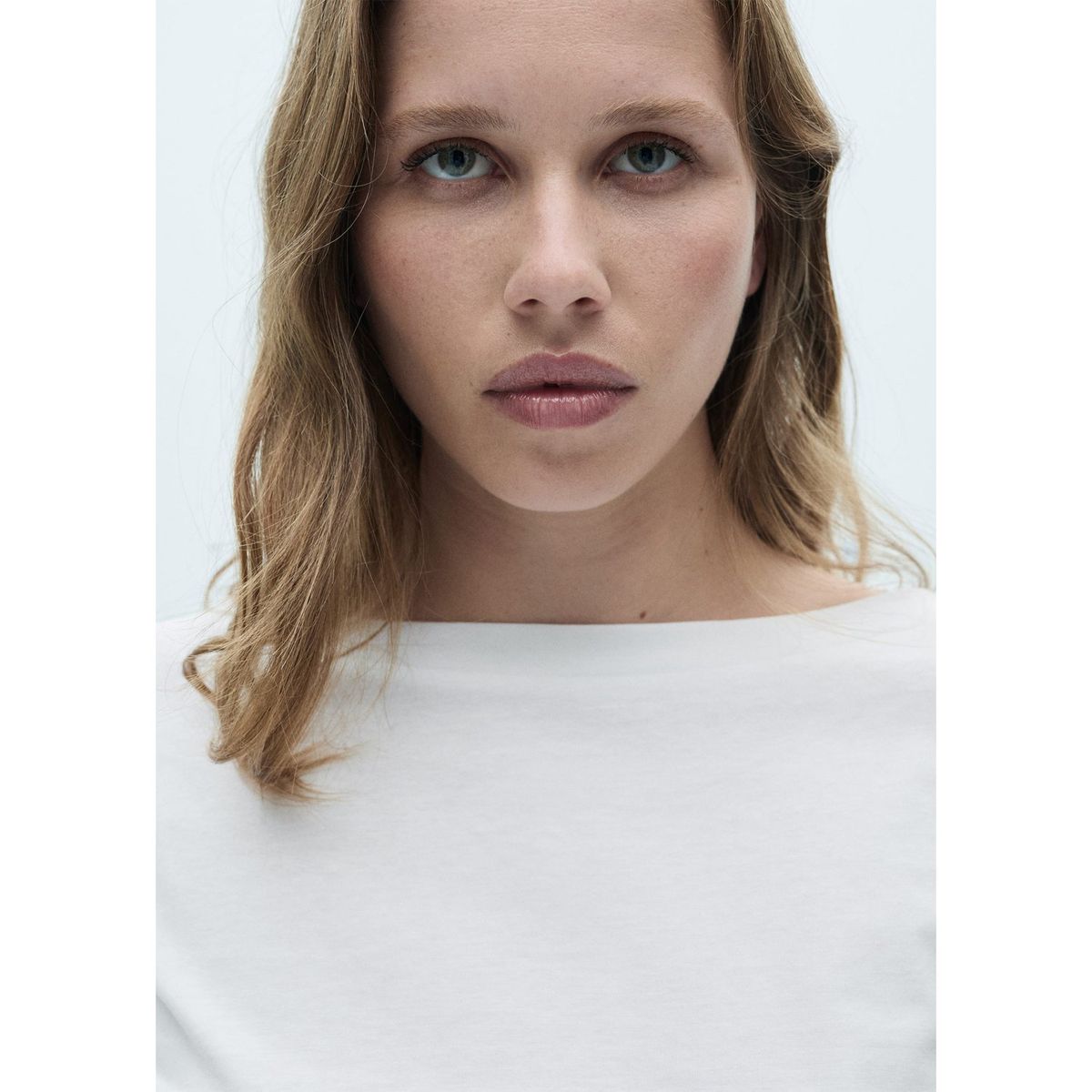 MANGO - Polo Manga Larga 100% Algodón Mujer Mango