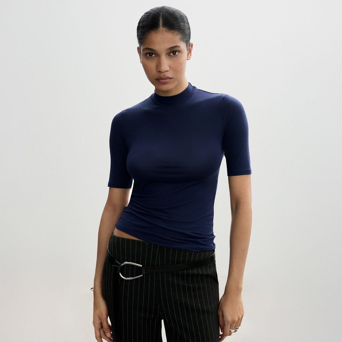 MANGO - Polo Manga Corta Mujer Mango