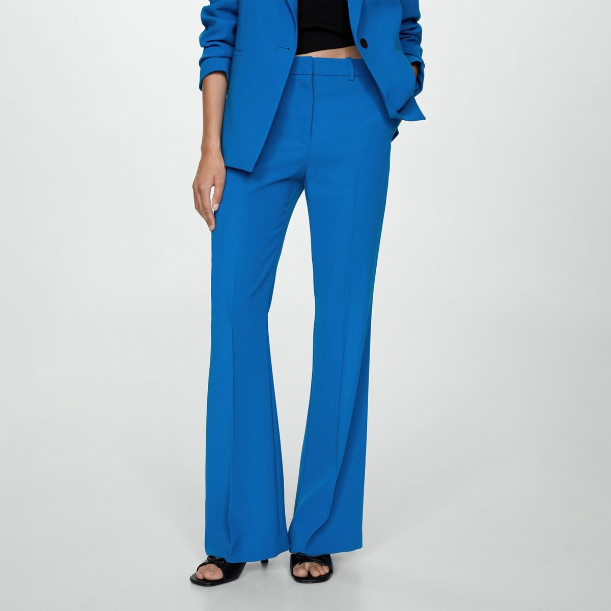 MANGO - Pantalón Wide Mujer Mango