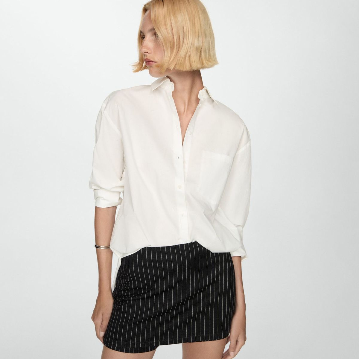 MANGO - Falda Corta Mujer Mango