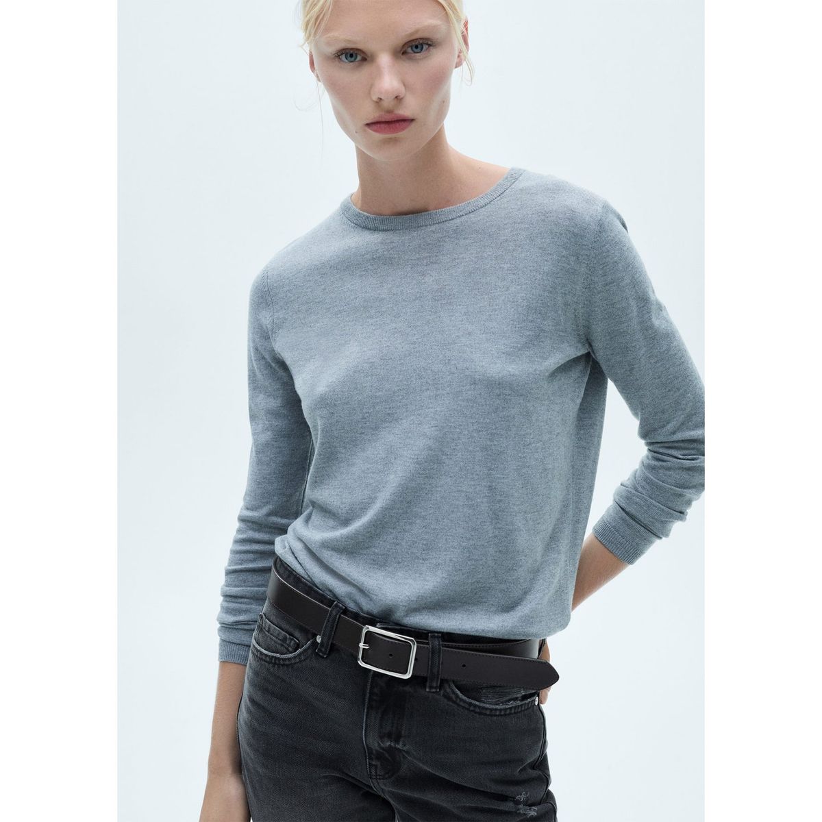 MANGO - Jean Straight 100% Algodón Mujer Mango