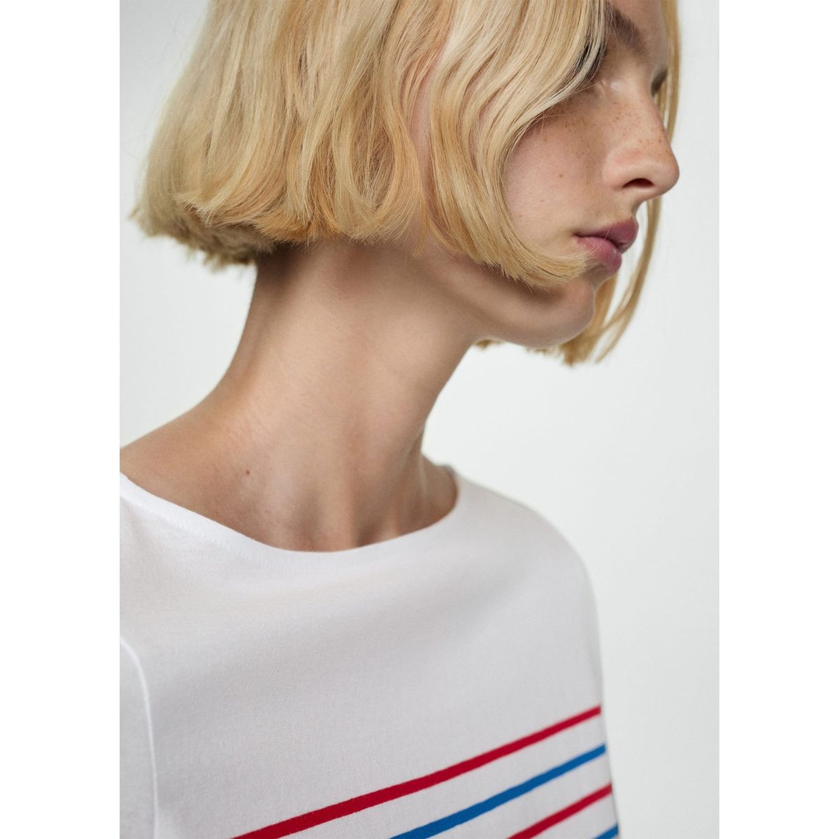 MANGO - Polo Manga Larga 100% Algodón Mujer Mango