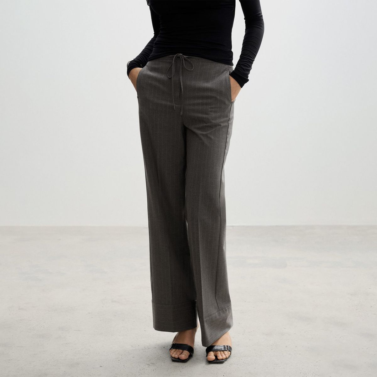 MANGO - Pantalón Straight Mujer Mango