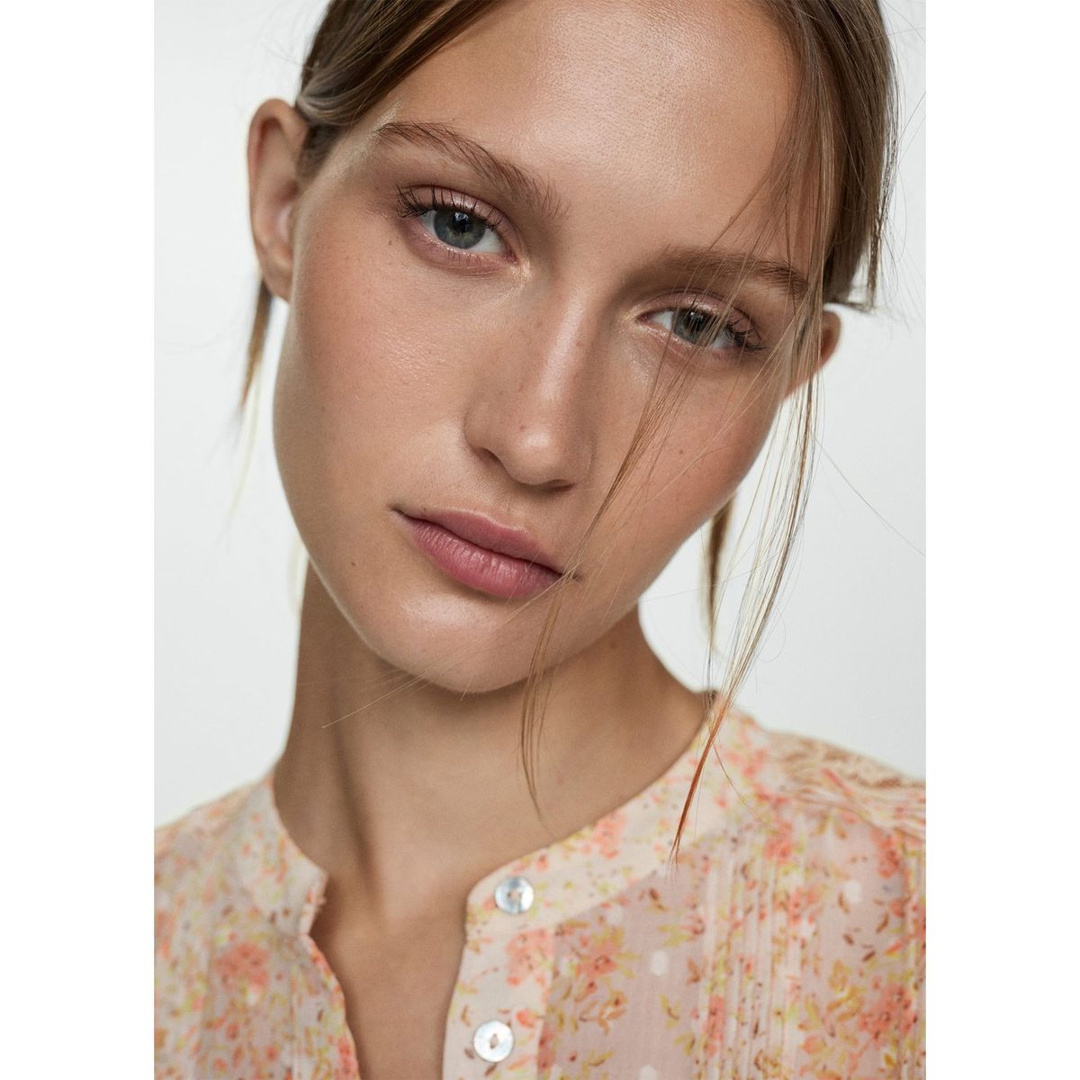 MANGO - Blusa Manga Larga Mujer Mango