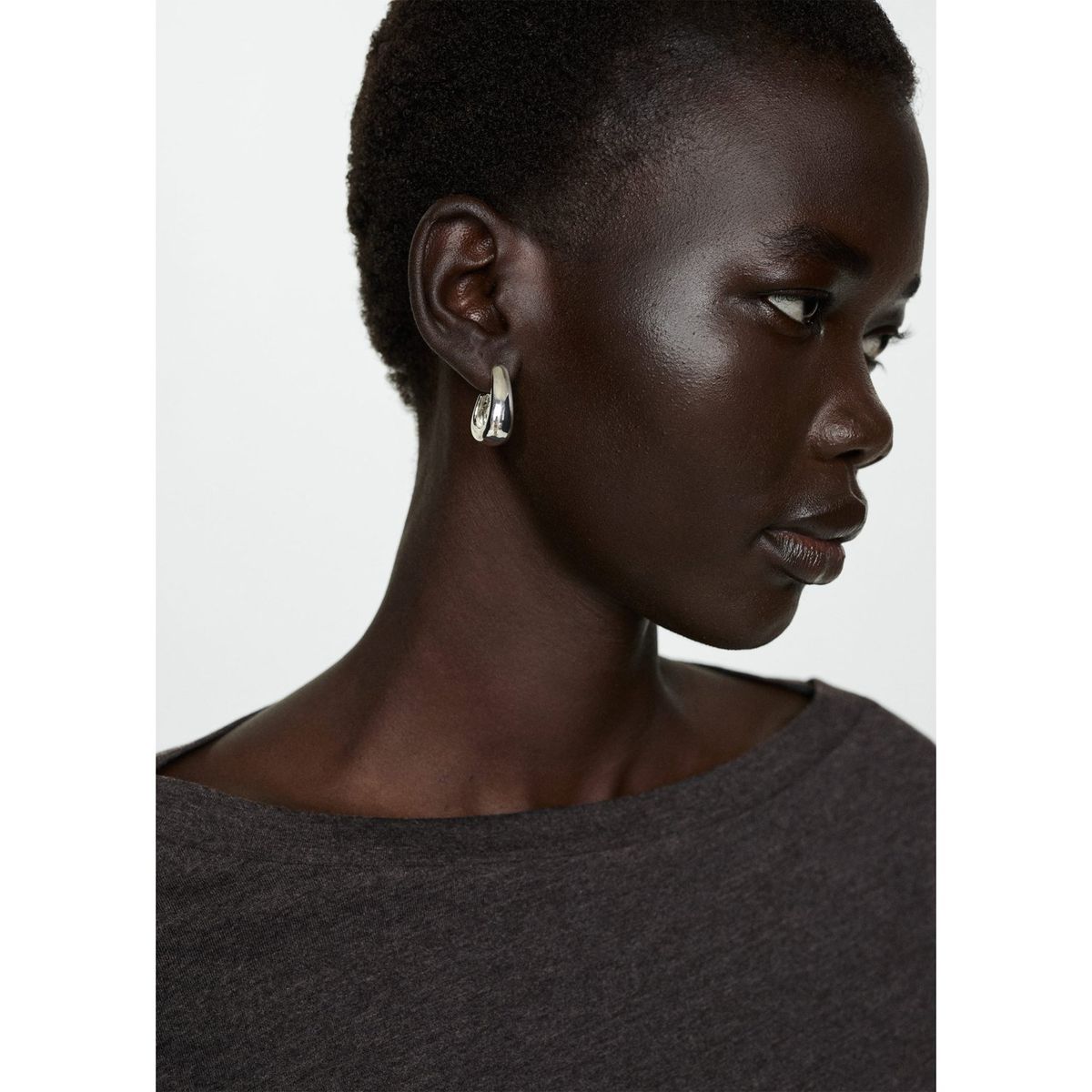 MANGO - Polo Manga Larga Algodón Mujer Mango