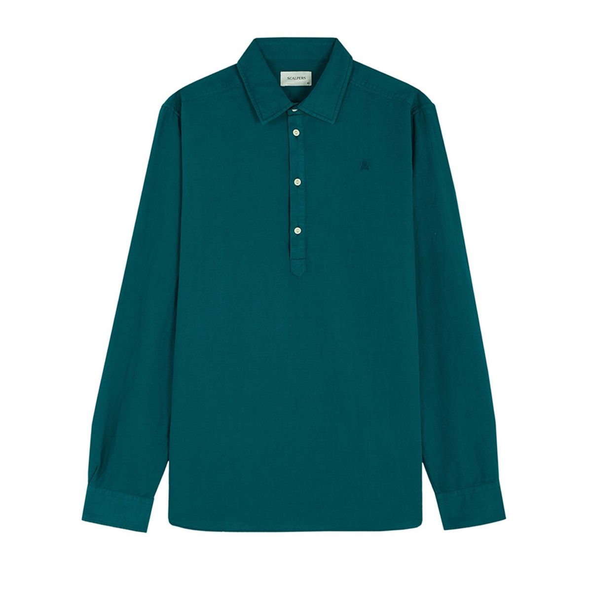 SCALPERS - Camisa Manga Larga Algodón Hombre Scalpers