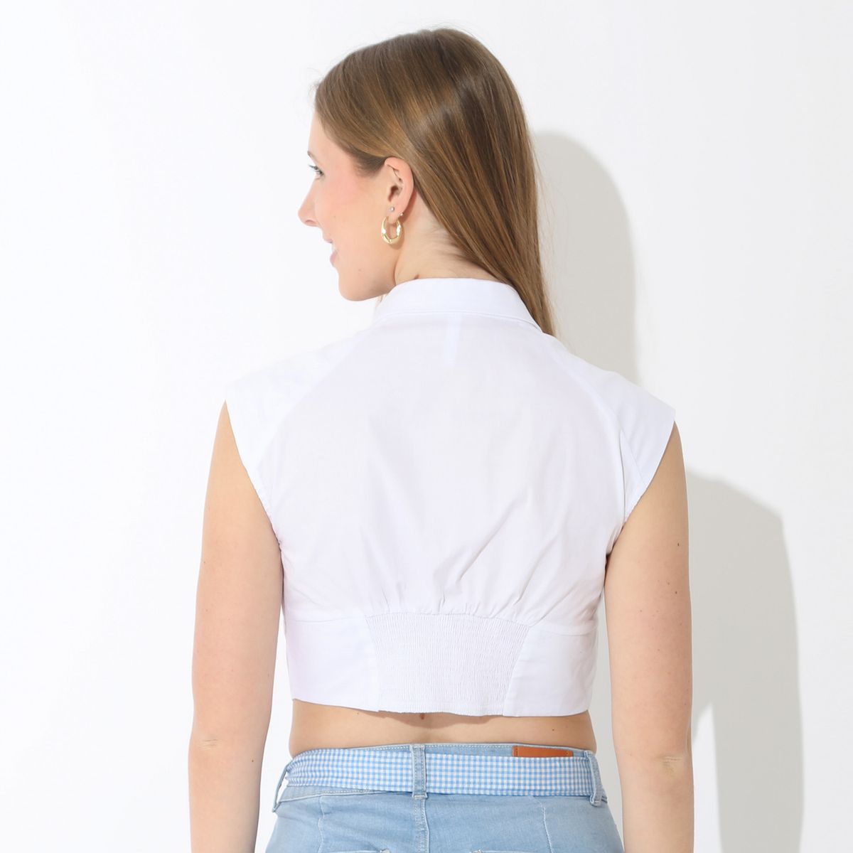 SYBILLA - Blusa Manga Larga 100% Algodón Mujer Sybilla