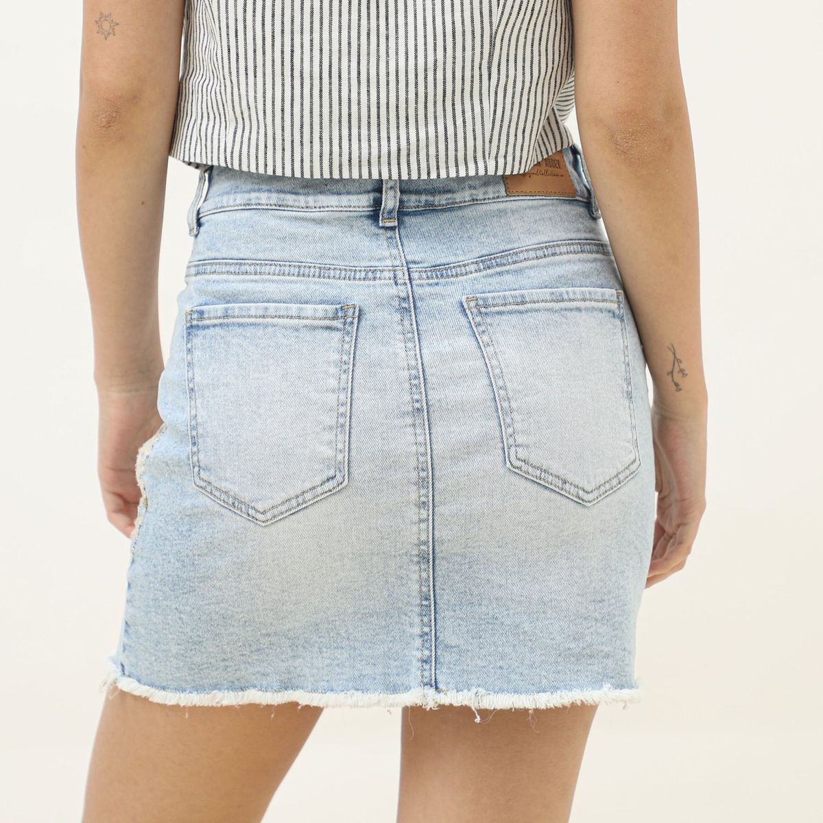 AMERICAN ABBEY - Jean Wide Algodón Mujer American Abbey