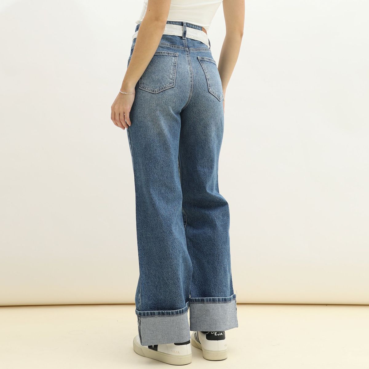 AMERICAN ABBEY - Jean Algodón Mujer American Abbey