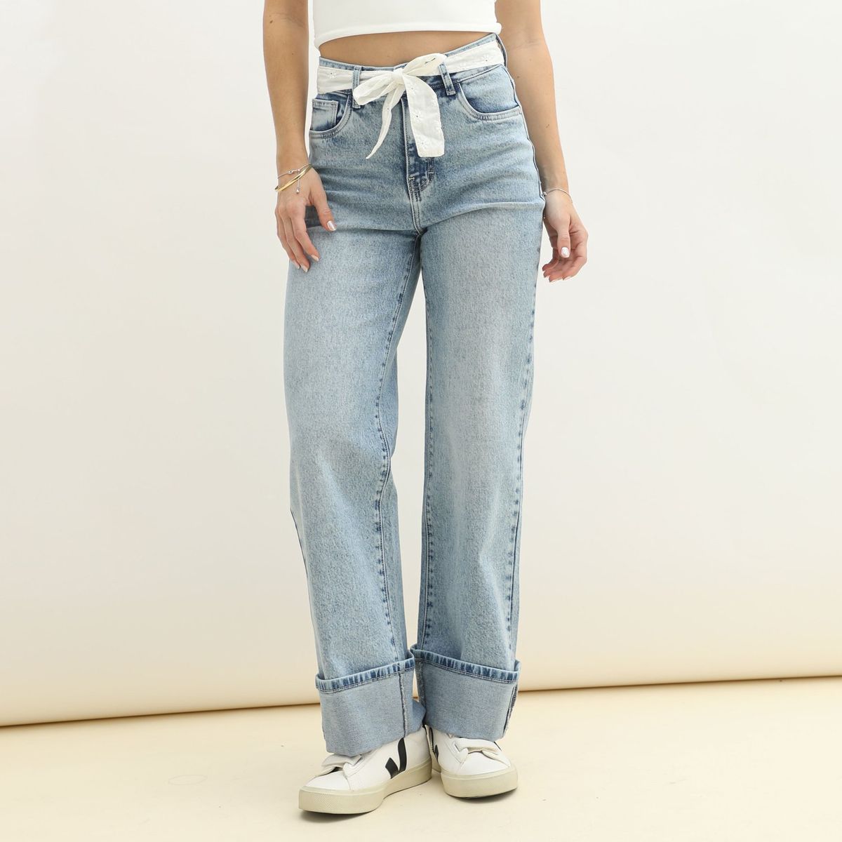 AMERICAN ABBEY - Jean Algodón Mujer American Abbey