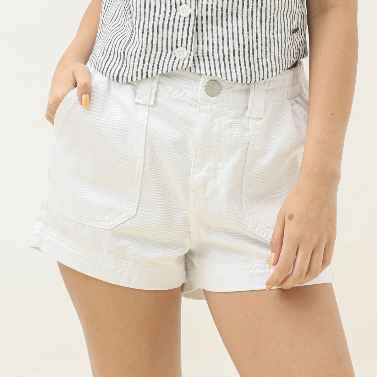 AMERICAN ABBEY - Short 100% Algodón Mujer American Abbey