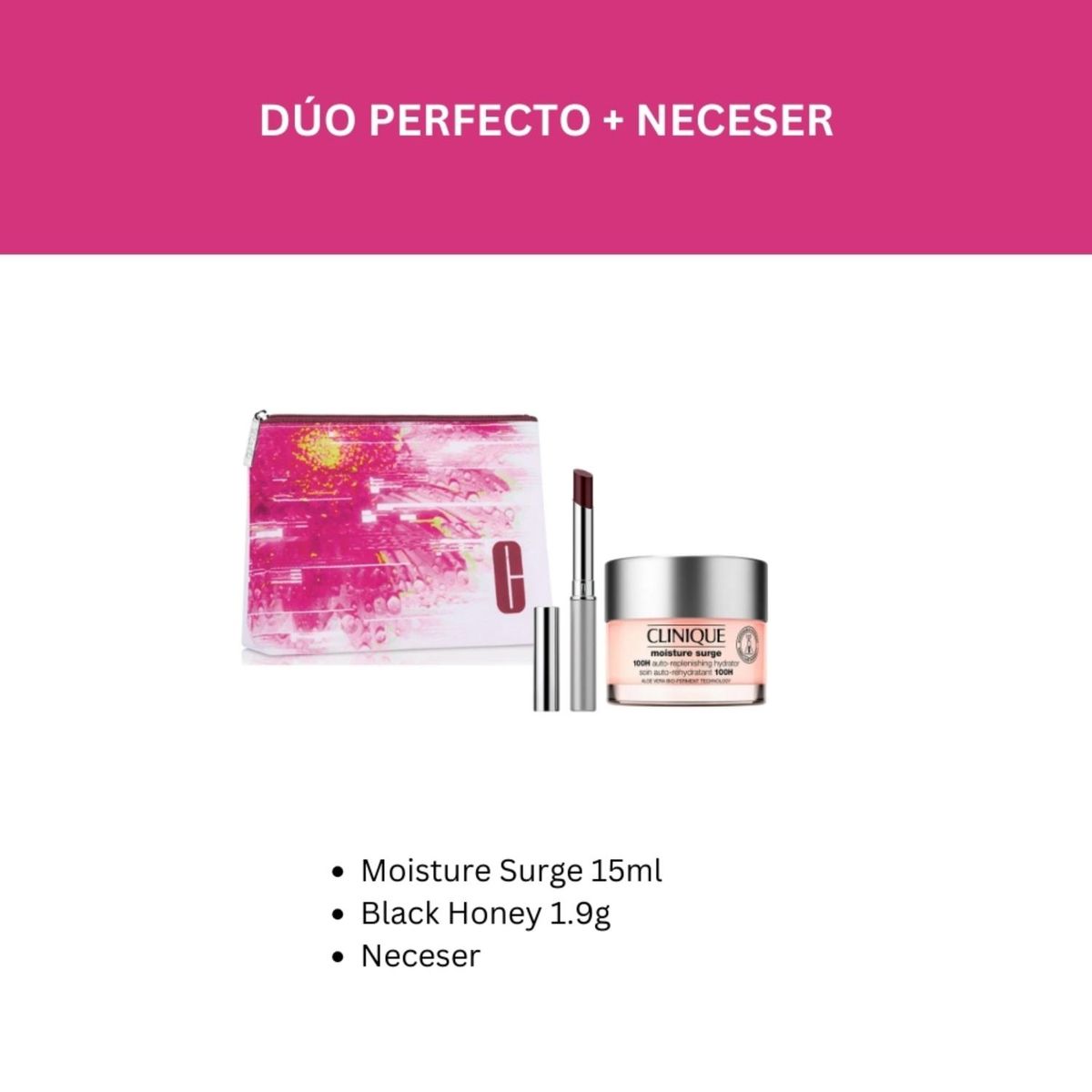 CLINIQUE - Dúo Perfecto + Neceser