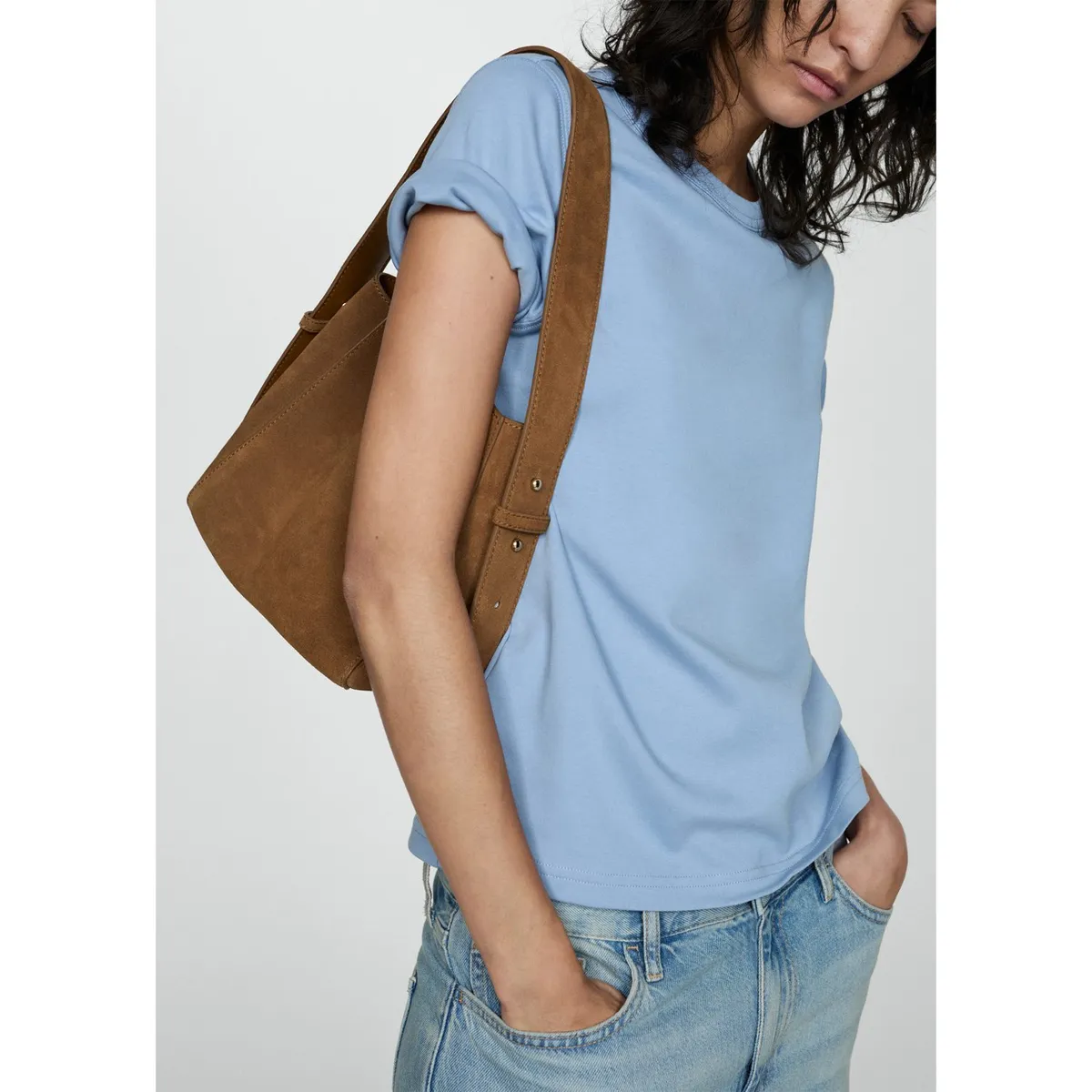 MANGO - Polo Manga Corta 100% Algodón Mujer Mango