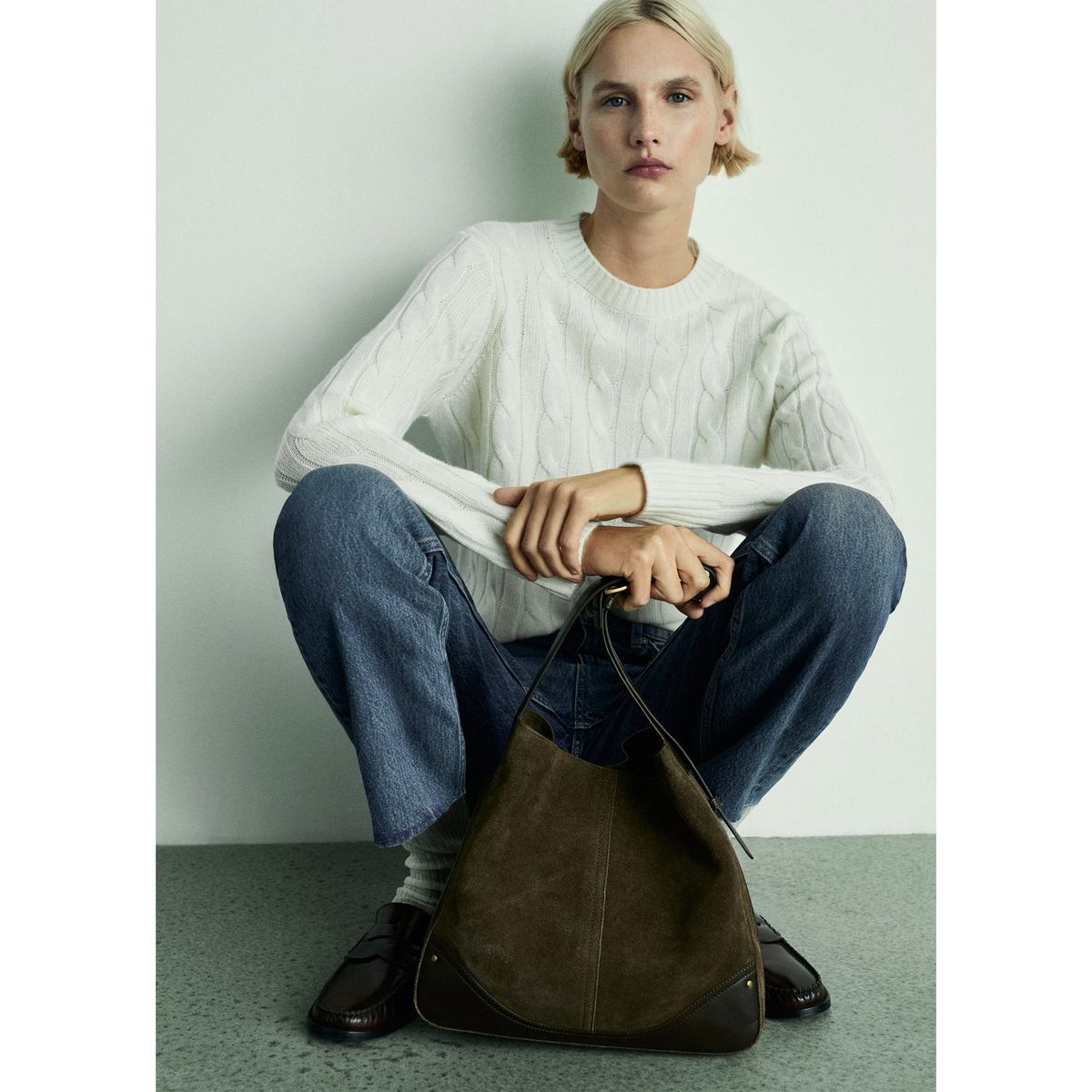 MANGO - Jean Straight 100% Algodón Mujer Mango