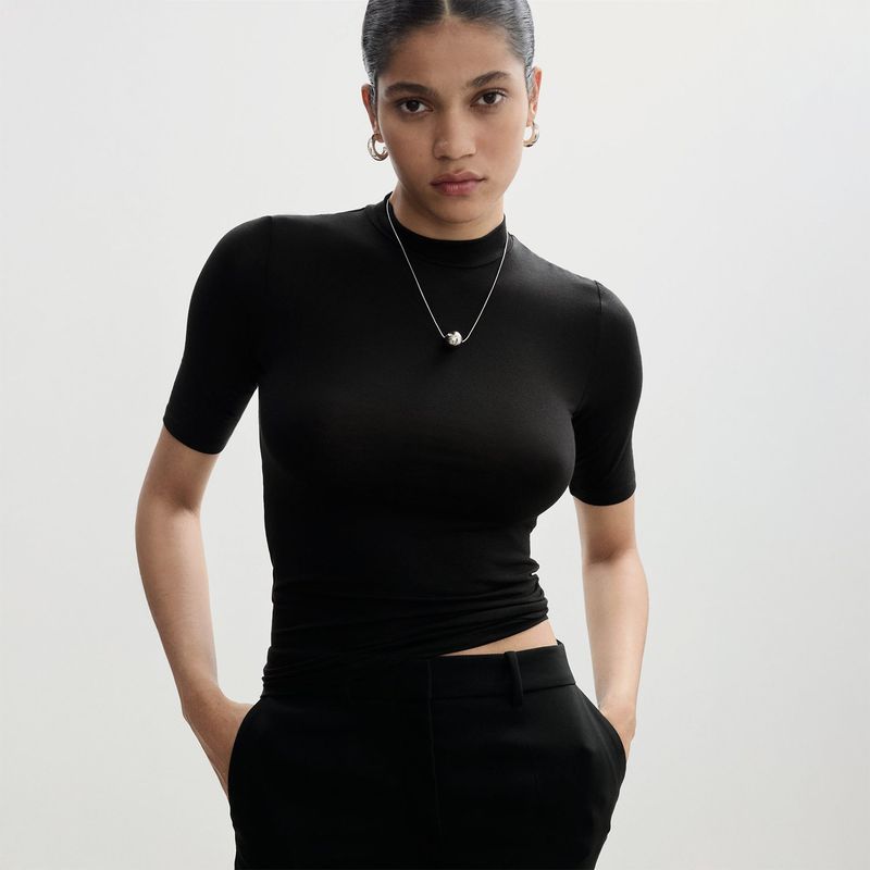 MANGO - Polo Manga Corta Mujer Mango