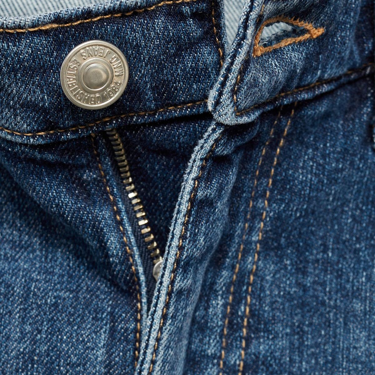 MANGO - Jean Slim Algodón Mujer Mango