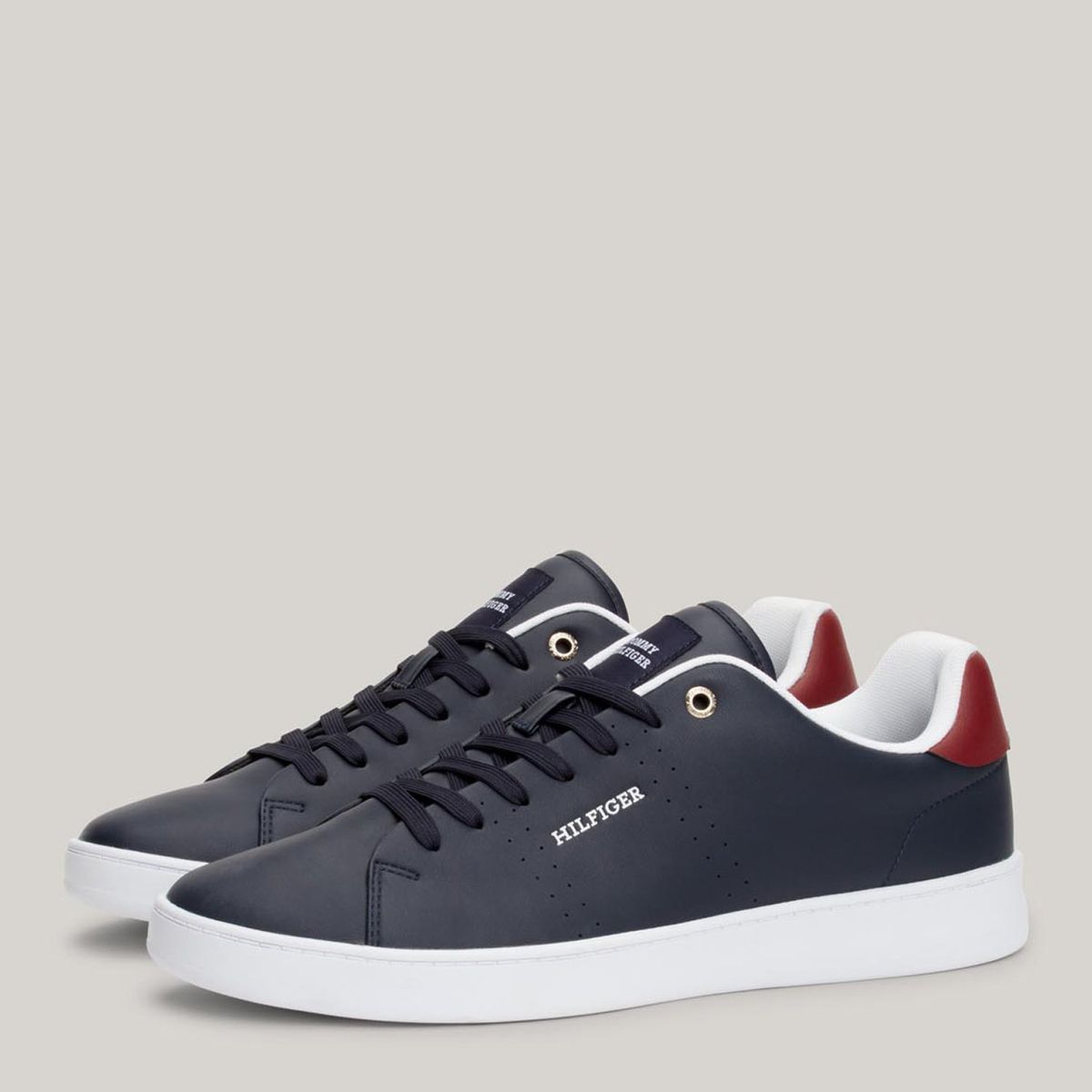 TOMMY HILFIGER - Zapatillas Urbanas Hombre Tommy Hilfiger Court Cupsole Rwb Lt Azul