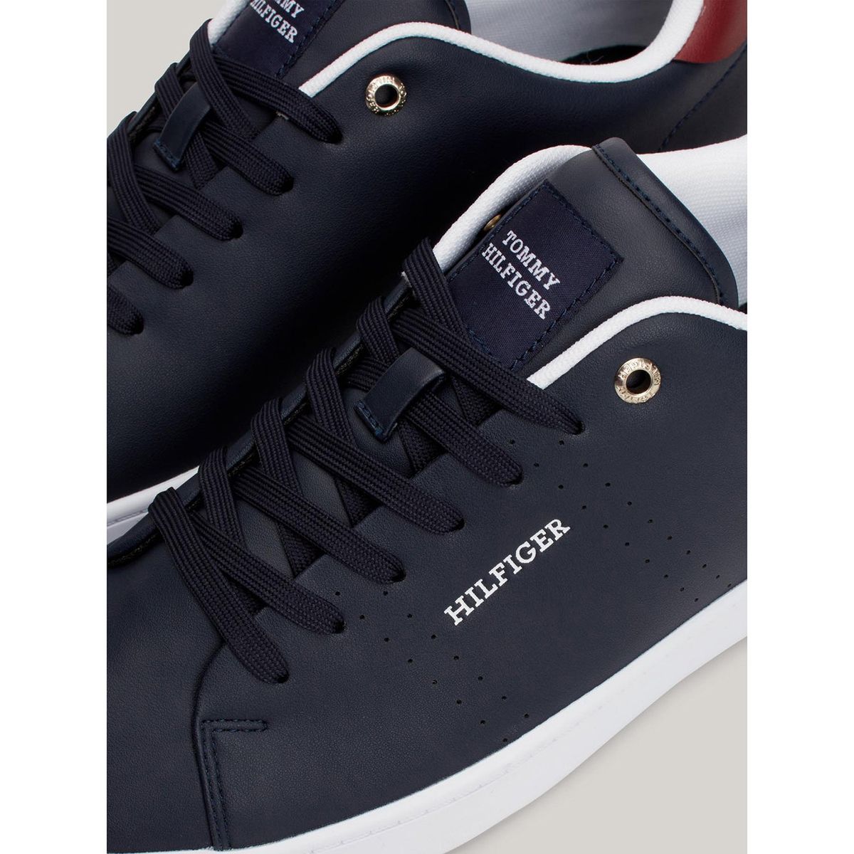 TOMMY HILFIGER - Zapatillas Urbanas Hombre Tommy Hilfiger Court Cupsole Rwb Lt Azul