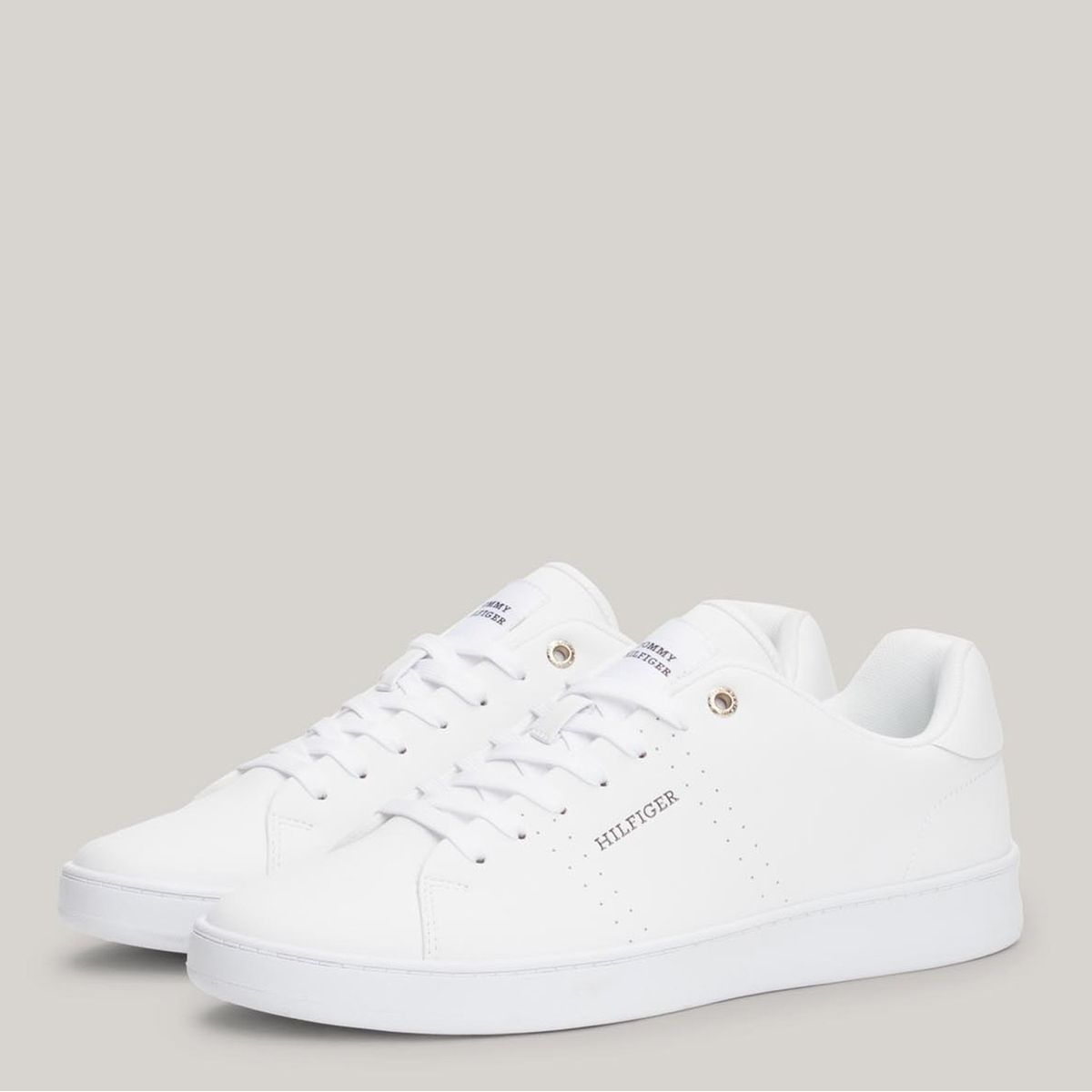 TOMMY HILFIGER - Zapatillas Urbanas Hombre Tommy Hilfiger Court Cupsole Rwb Lt Blanco