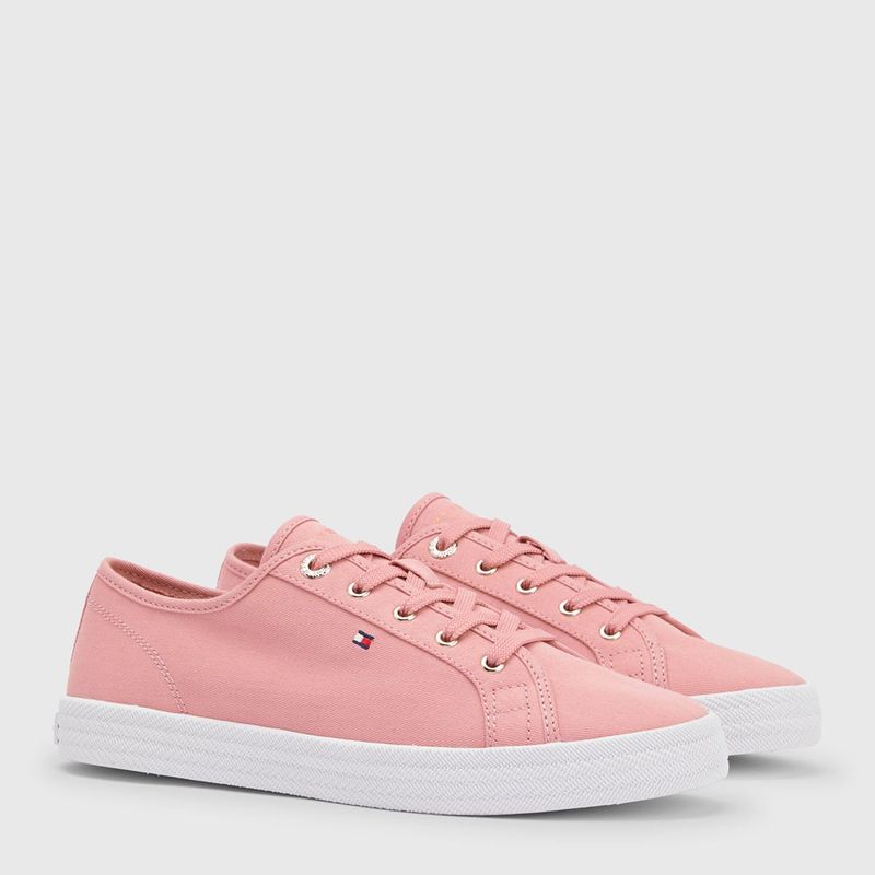 TOMMY HILFIGER - Zapatillas Urbanas Mujer Tommy Hilfiger Essential Vulcani Rosado