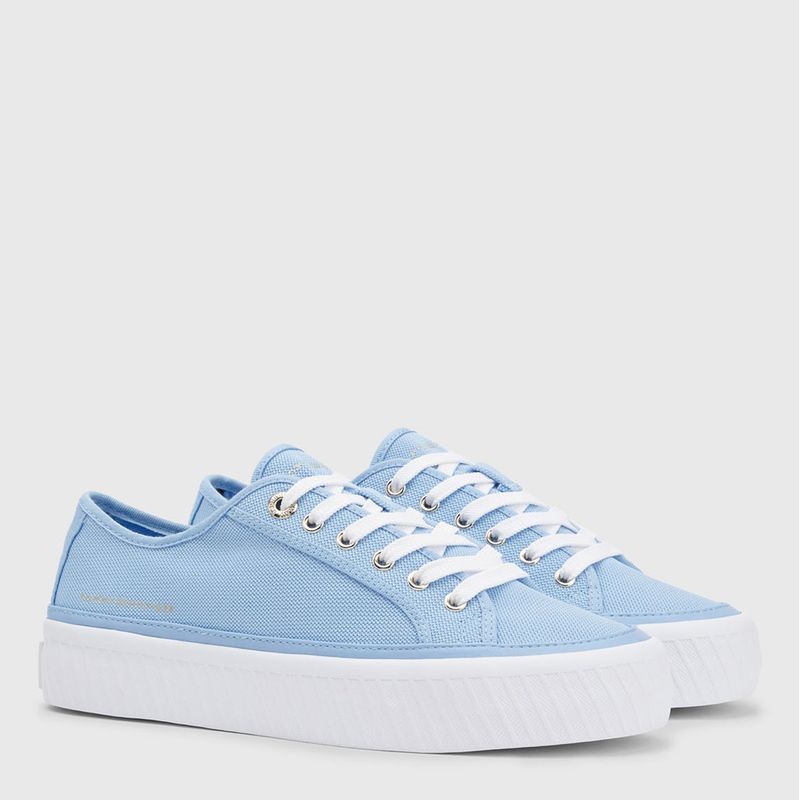 TOMMY HILFIGER - Zapatillas Urbanas Mujer Tommy Hilfiger Platform Vulcaniz Azul