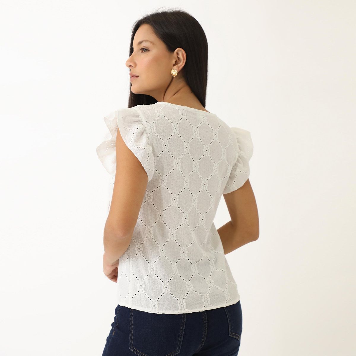 ELLE - Polo Manga Corta Mujer Elle