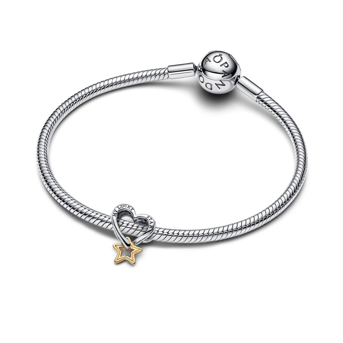 PANDORA - Charm Estrella Y Corazón De La Suerte