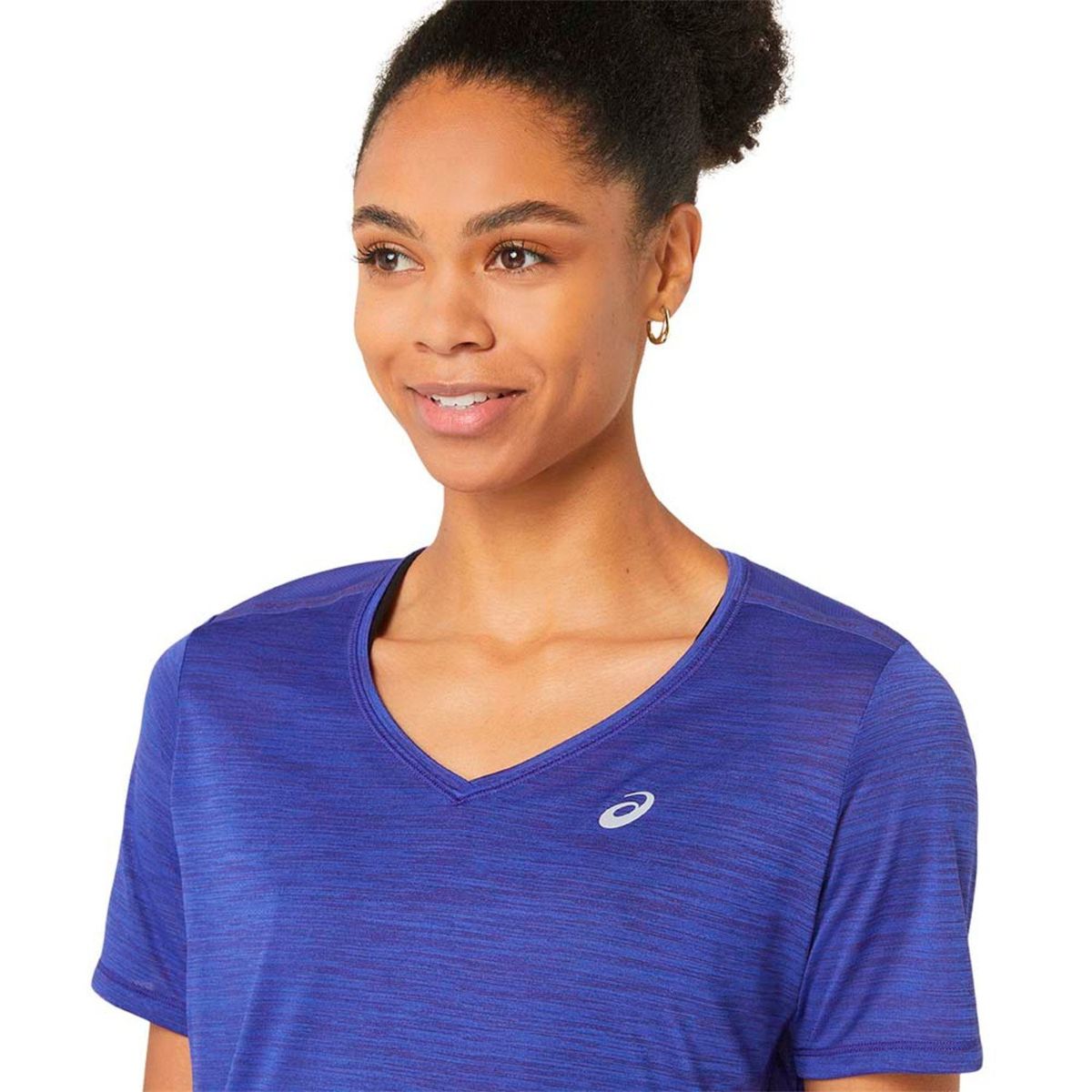 ASICS - Polo Deportivo V-neck Mujer Asics