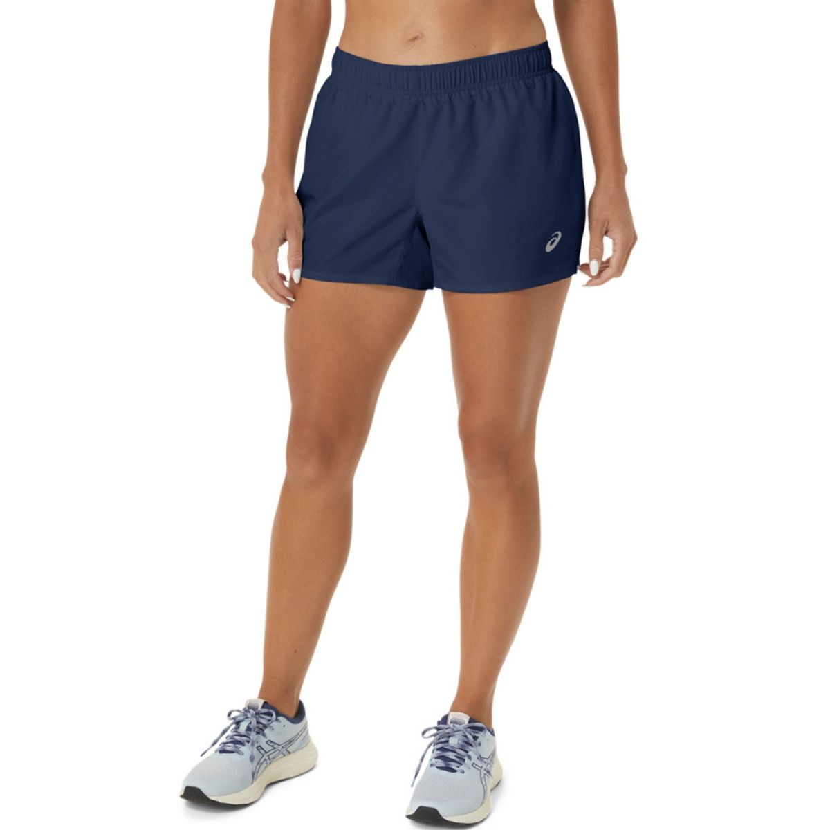 ASICS - Short Silver 4in Blue Mujer Asics