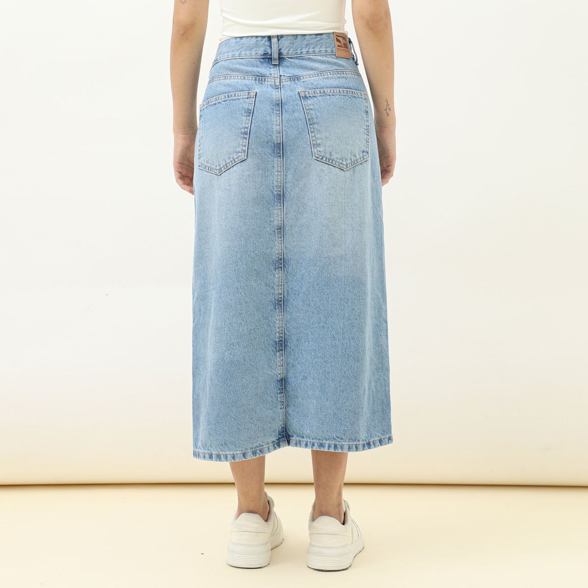 DOO AUSTRALIA - Falda Larga 100% Algodón Mujer Doo Australia