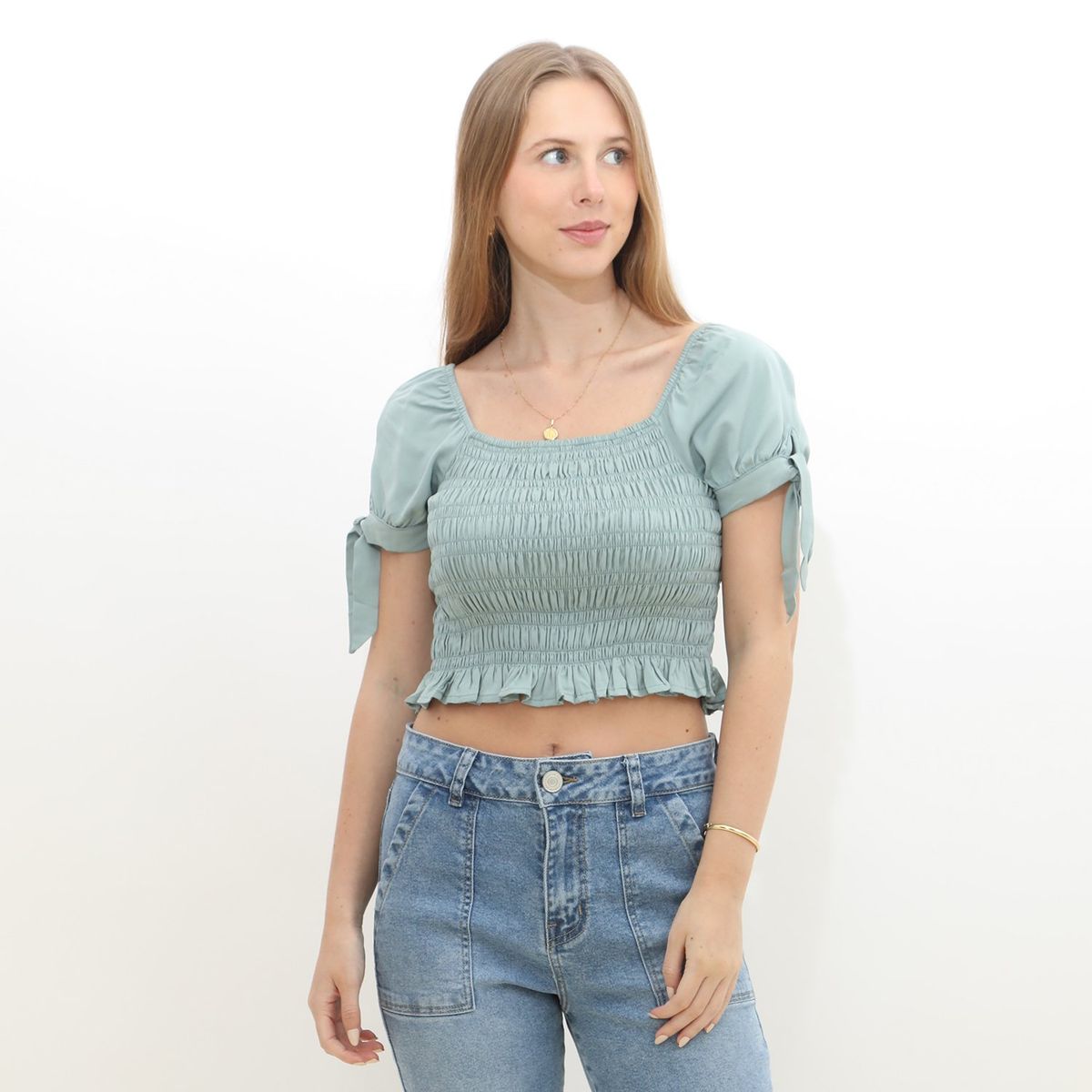 AMERICAN ABBEY - Blusa Manga Corta Mujer American Abbey